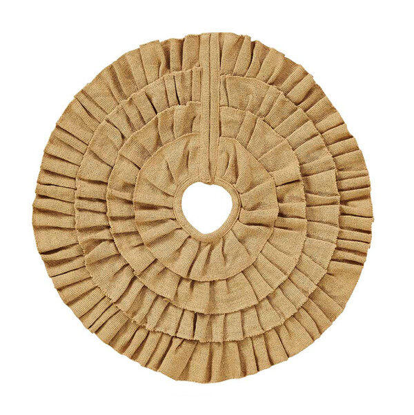 XQ298 Burlap Tree Skirt Small