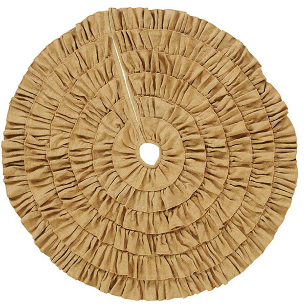 XQ296 Burlap Tree Skirt