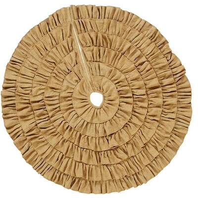 XQ296 Burlap Tree Skirt