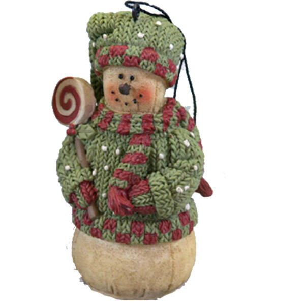 XO628B Plum Pudding Boy Ornament