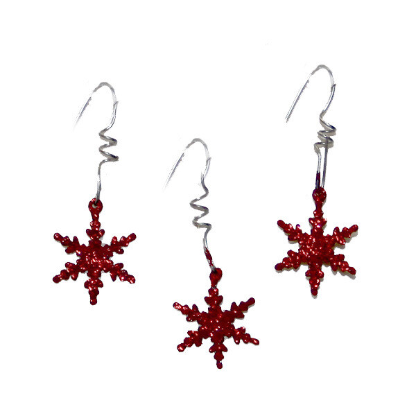 XO638S Red Glitter Flake Set
