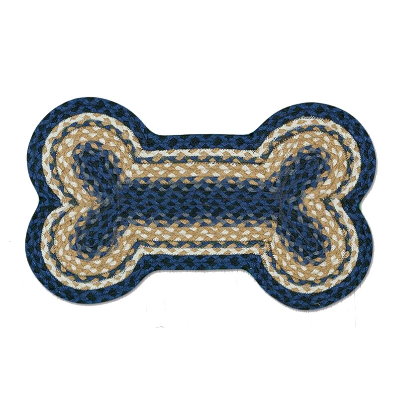 BI510P Blue Bone Rug Small