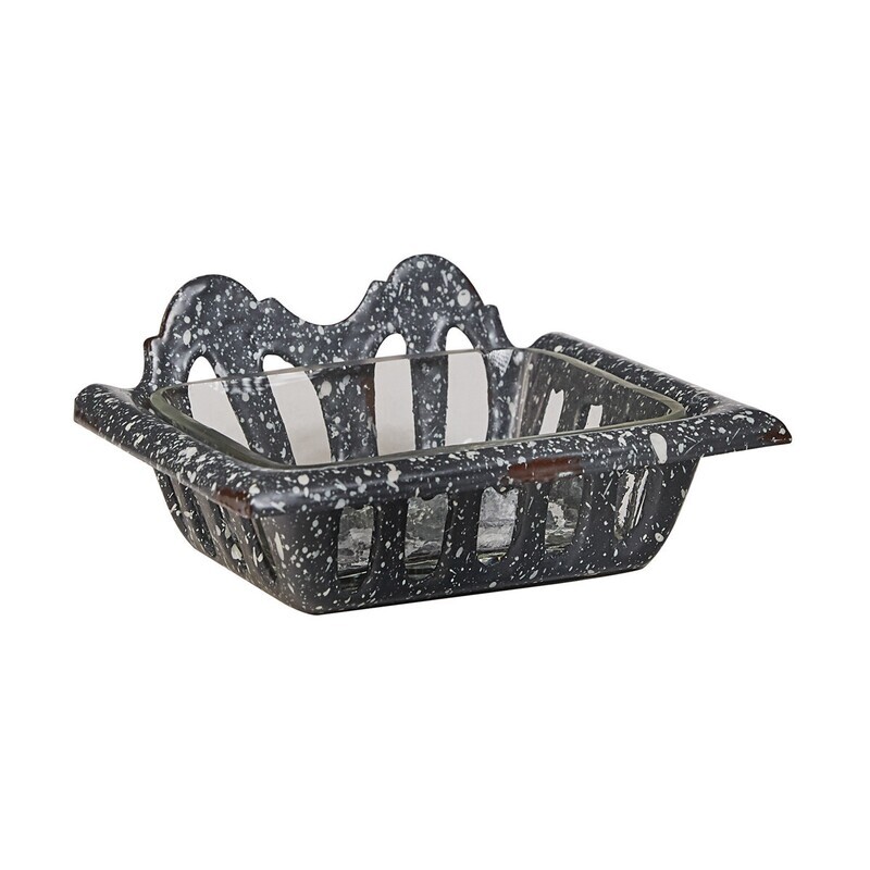 PL225 Enamel Graniteware Soap Dish