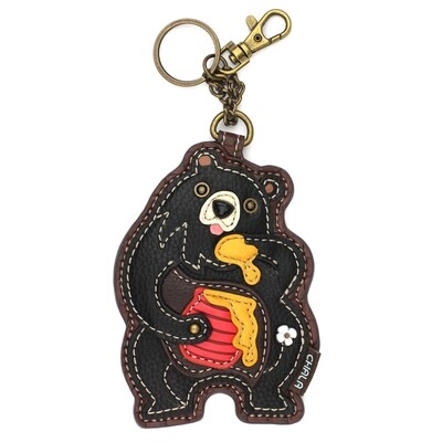 QCH_CP_BR Coin Purse Black Bear