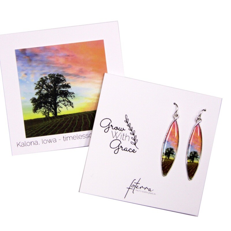 QFOE E FT Field Tree Earrings