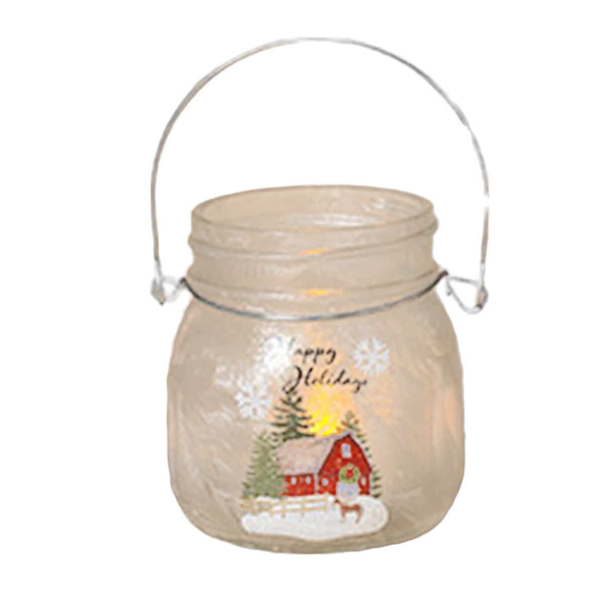 CA545 Barn Candle Jar
