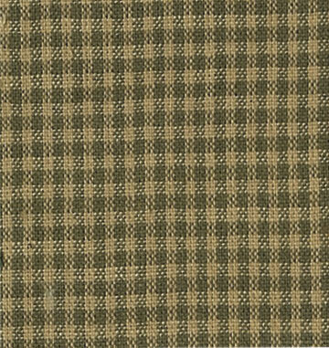 063DRF Sage Check Dust Ruffle / Fabric