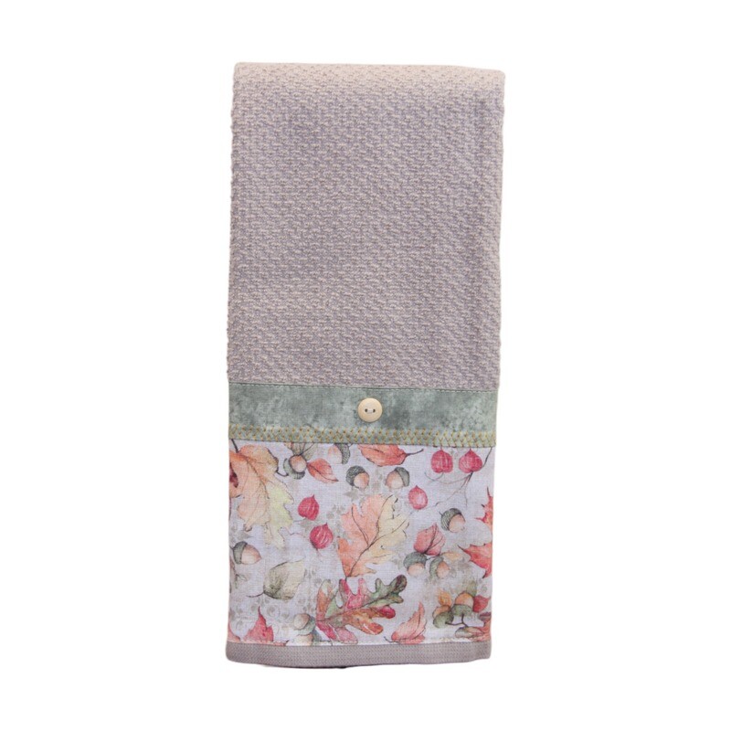 KL868T Watercolor Acorn Towel