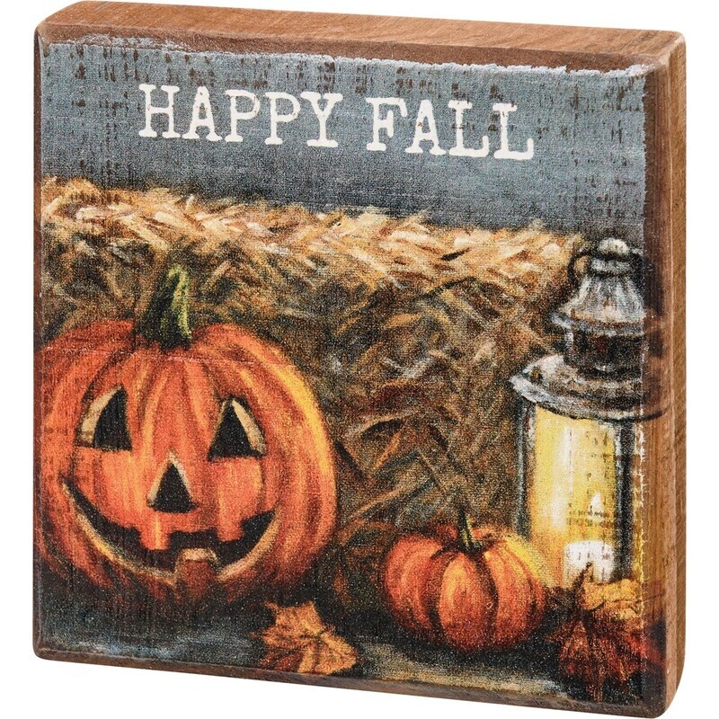TT549 Happy Fall Wooden Sign
