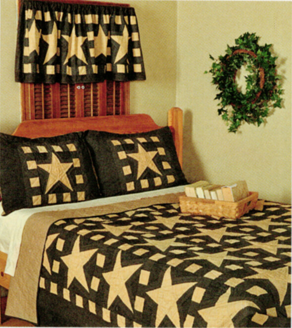 390B Blazing Star Black Bedding