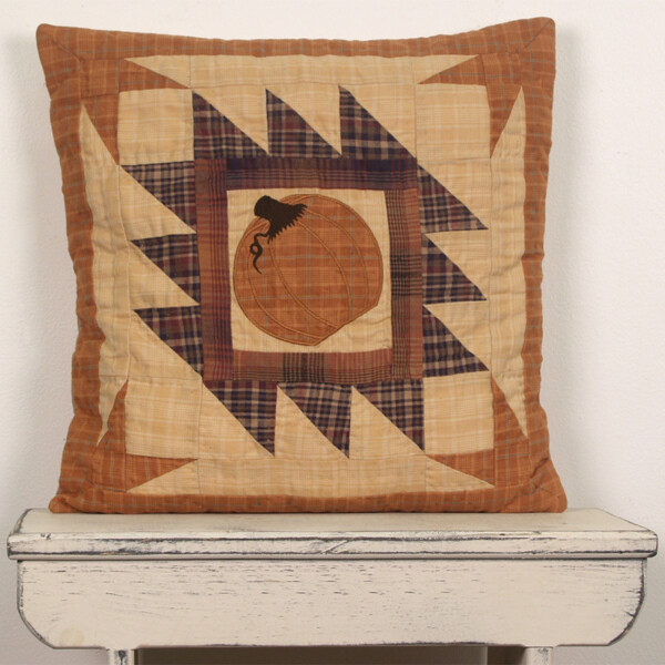410B Harvest Log Cabin Pillow
