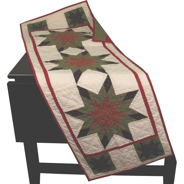 100R Lone Star Plaid Runner