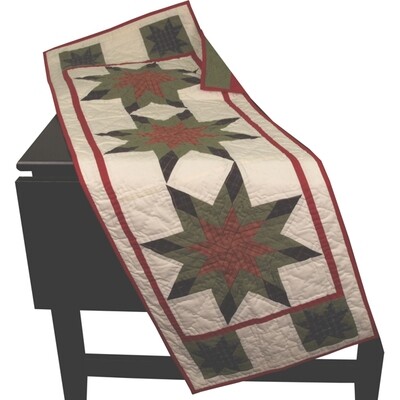 100R Lone Star Plaid Runner