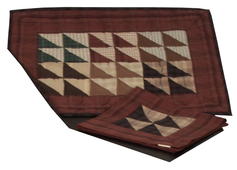 420P Flying Geese Rustic Table Top