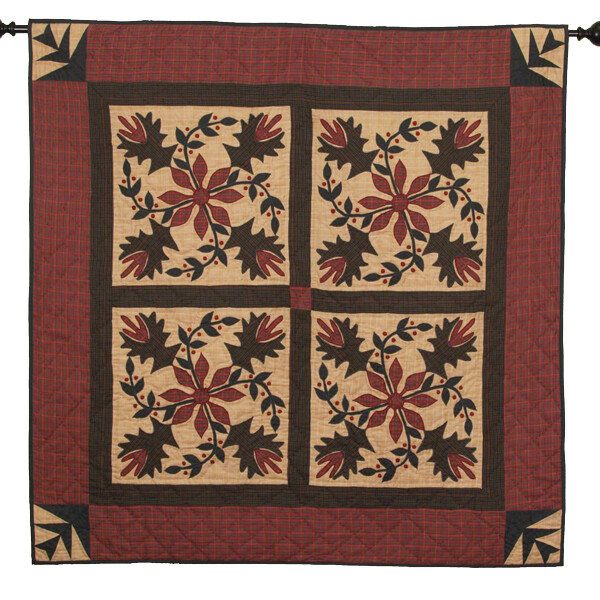 480W Poinsetta Wall Hanging