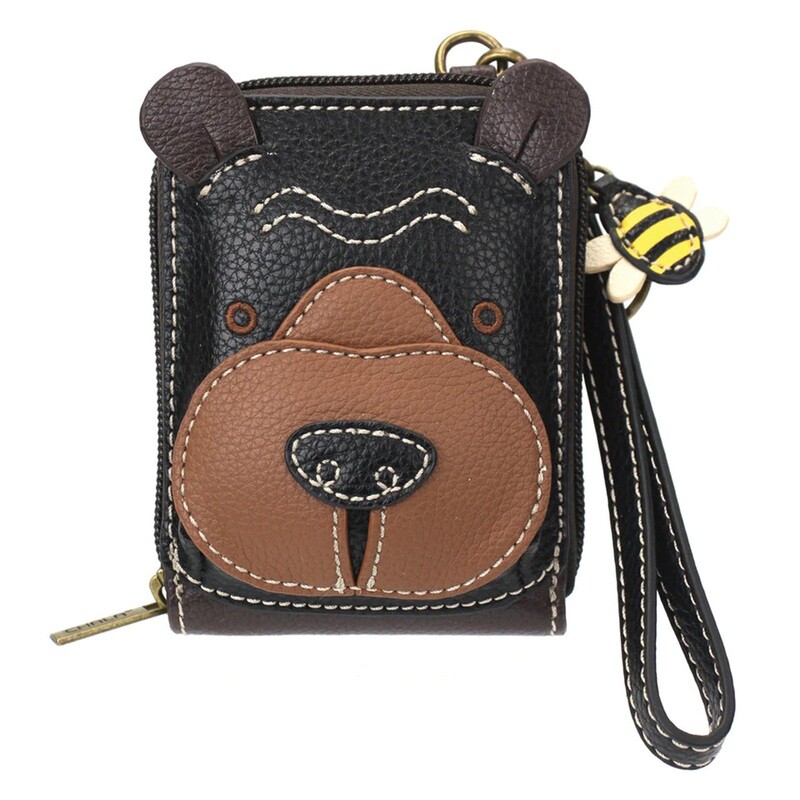 QCH_CC_BK Credit Card Clutch Bear