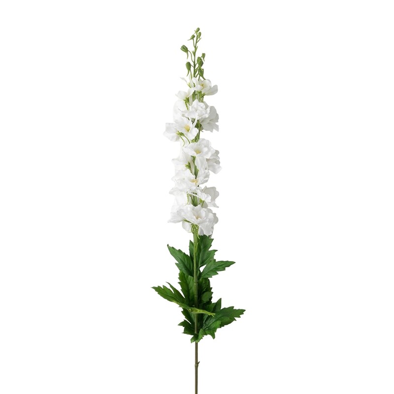 1B254 White Delphinium Spray