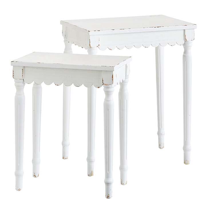 AF246 ScEdg Scalloped Edge Accent Tables