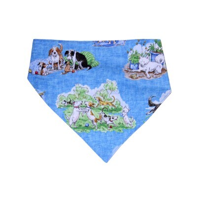KL884B Pool Pups Elastic Dog Bandana