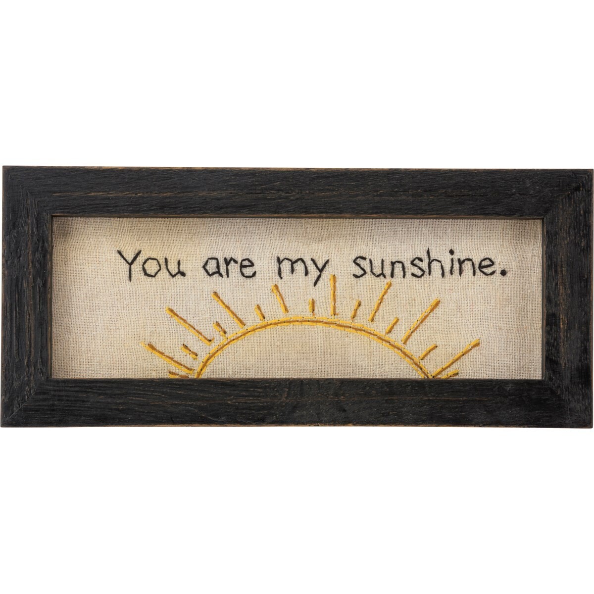 IF095 Sunshn Framed Embroidered Sunshine
