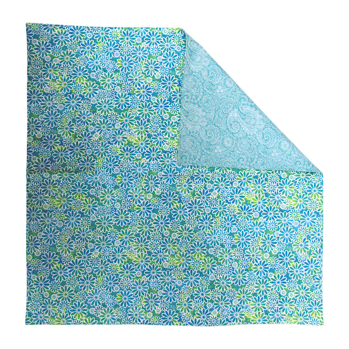 KL874Q Teal Daisy Tablesquare