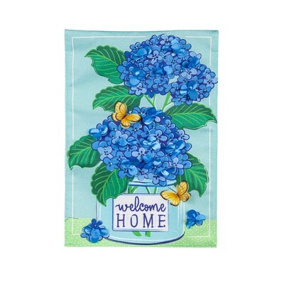 DO280G Hydrangea 3D Garden Flag