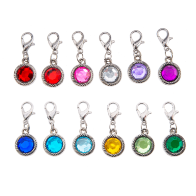 QChMo Birthstone Charms