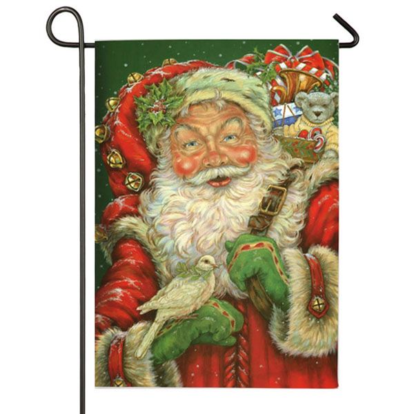 DO155G Jolly Santa Garden Flag