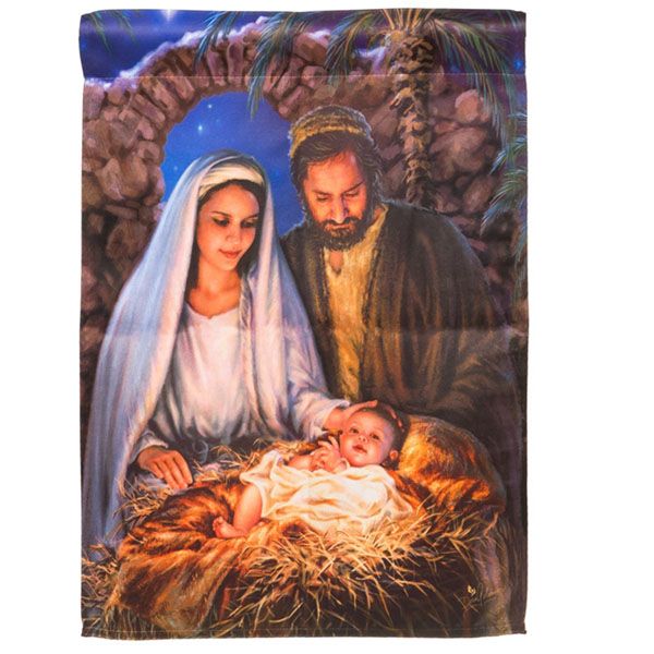 DO158G Holy Family Garden Flag
