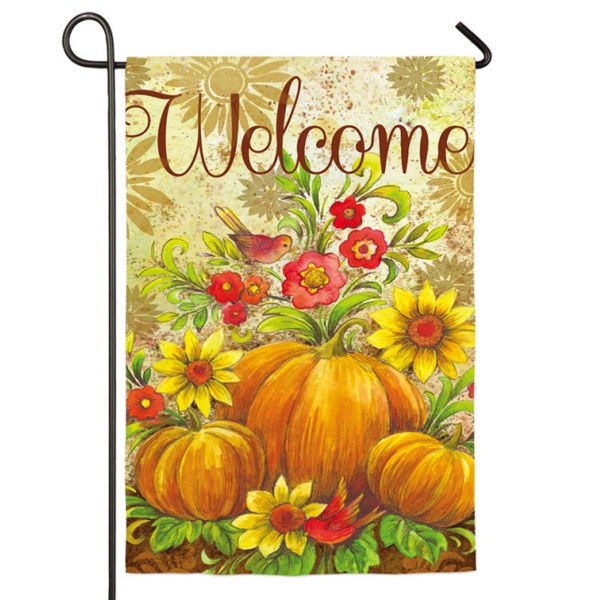 DO165G Pumpkin Garden Flag