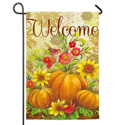 DO165G Pumpkin Garden Flag DO165G Pumpkin Garden Flag