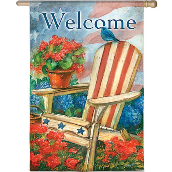 DO178F RWB Adirondack House Flag