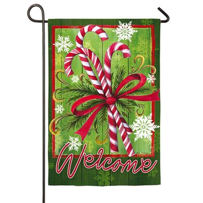 DO171G Candy Cane Garden Flag