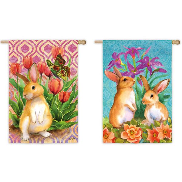 DO201F Bunny Patch House Flag