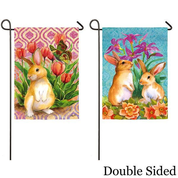 DO201G Bunny Garden Flag