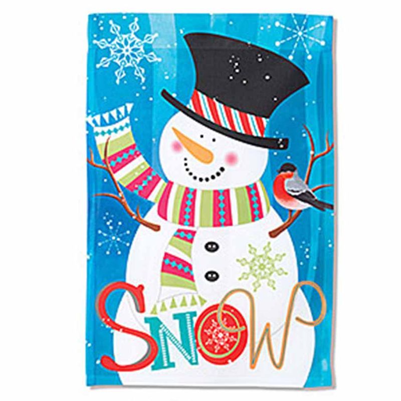 DO226G Snowman Garden Flag