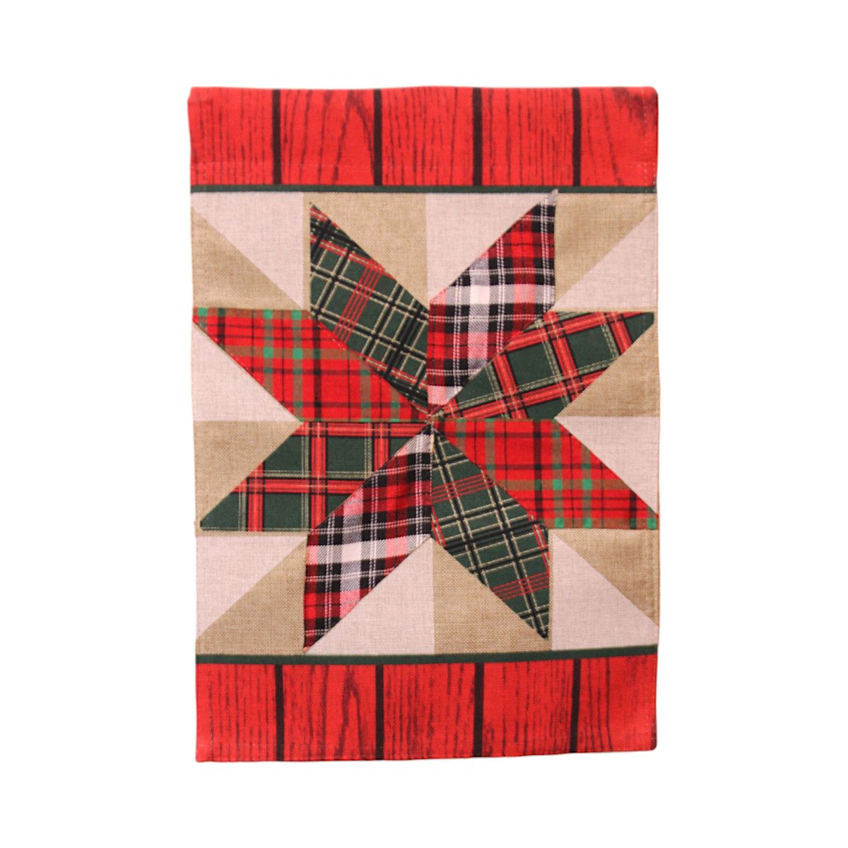 DO221G Christmas Quilt GardenFlag