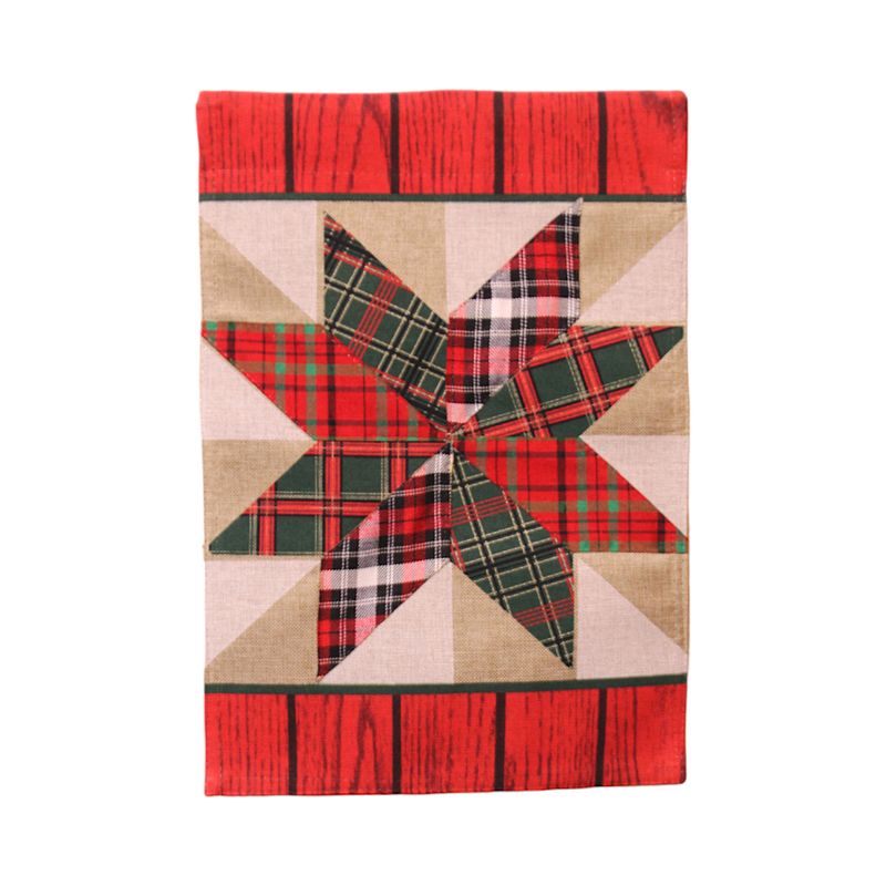 DO221G Christmas Quilt GardenFlag