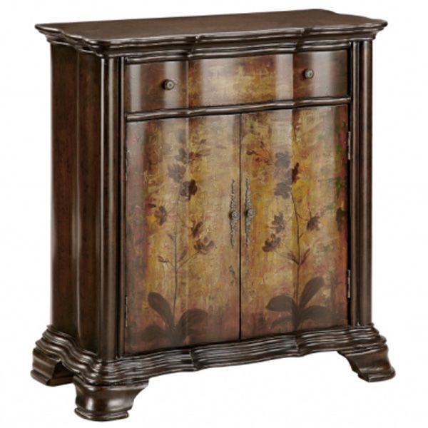 AF015 Gld Rose Cabinet