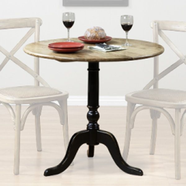 AF090   RdOak Tab BlkLegs