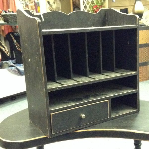 AF139 Blk Desk Organzr