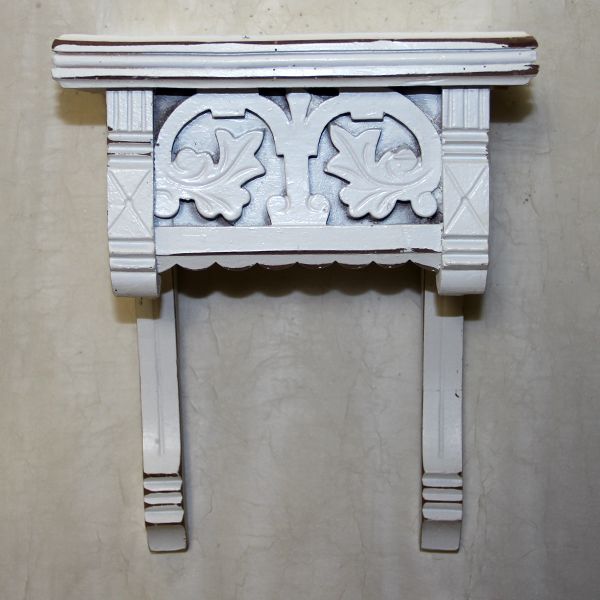 AF198 Wht Pet Shelf
