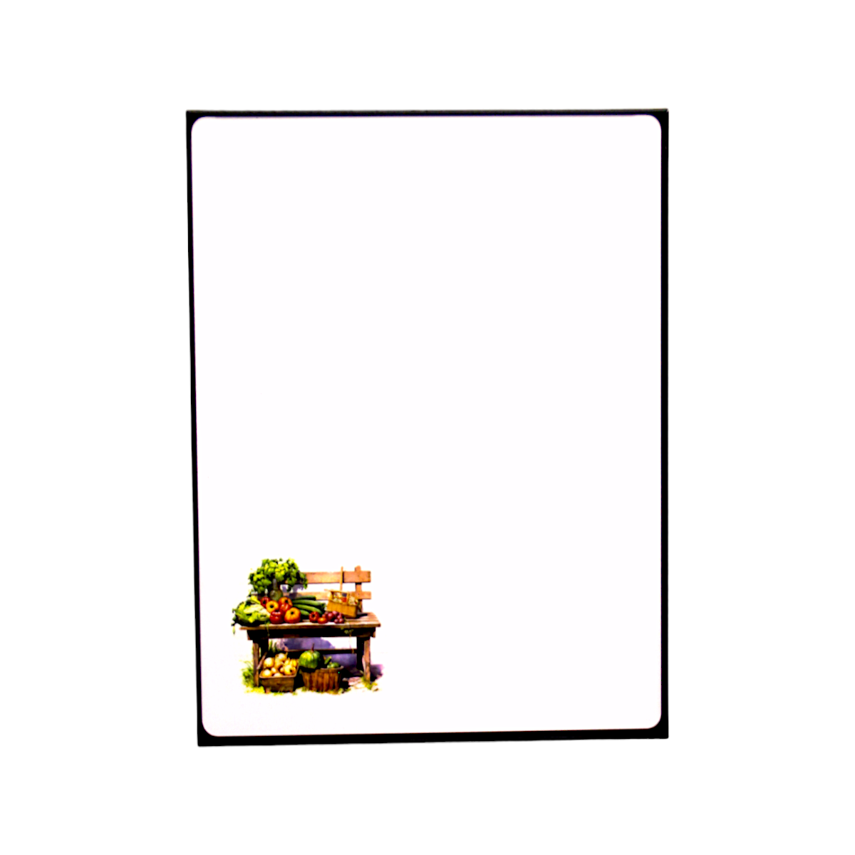Z623DE Food Stand Whiteboard