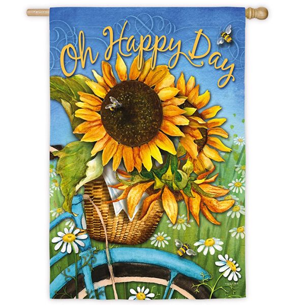 DO203G O Happy Day Garden Flag
