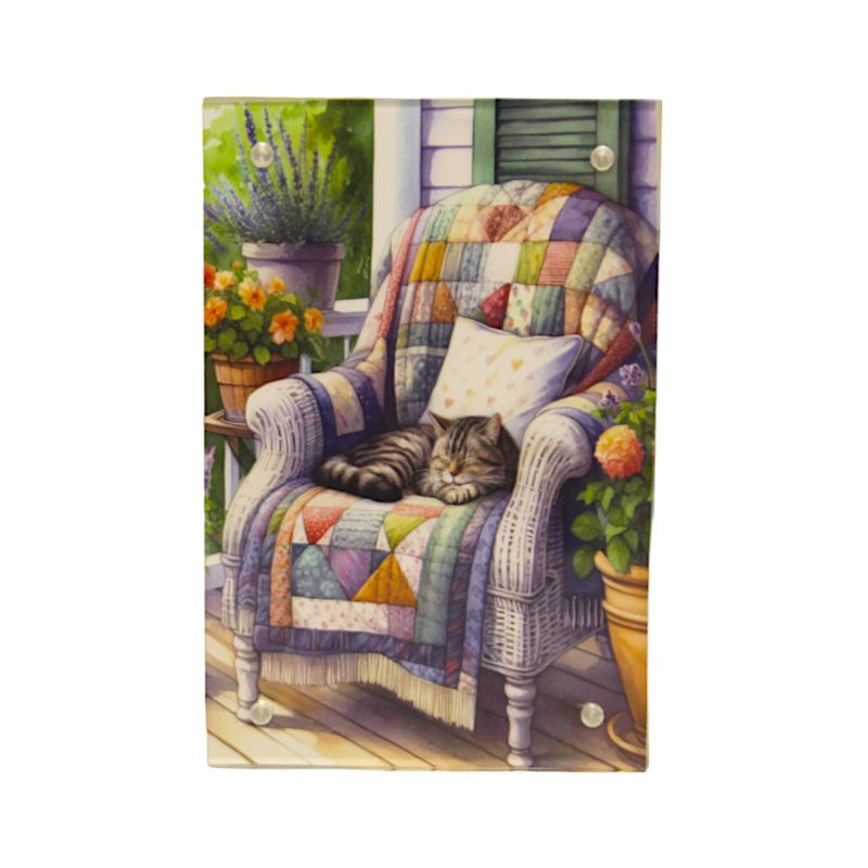 Z505ABL Large Cat Picture in Magnetic Block