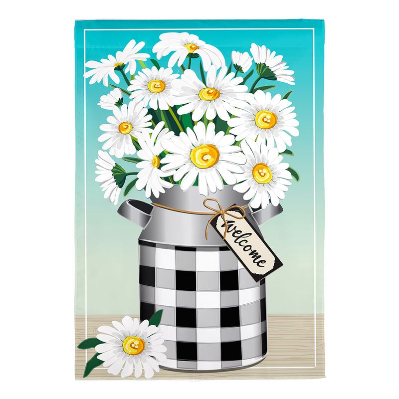 DO300G Daisy Milk Can Flag