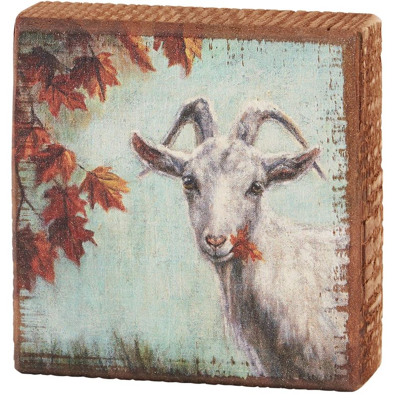 AC368 Wooden Goat Sign