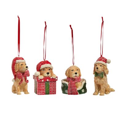 XO733 Celebrate The Season Pup Ornament