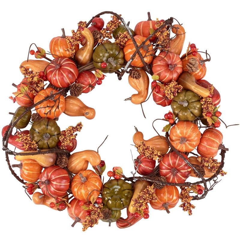 1BF161 Pumpkin Wreath