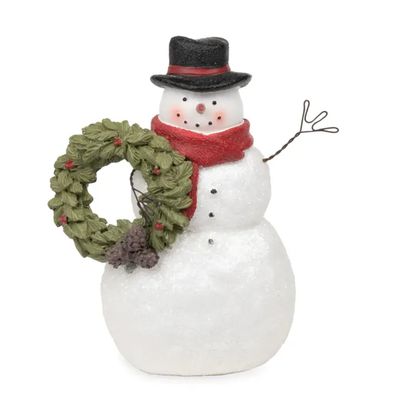 XM313 Snowman with Wreath